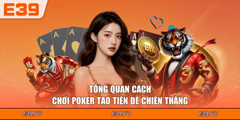 Tổng quan cách chơi Poker tạo tiền đề chiến thắng